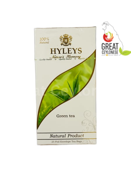 HYLEYS NATURE'S HARMONY GREEN TEA BAGS - Image 1