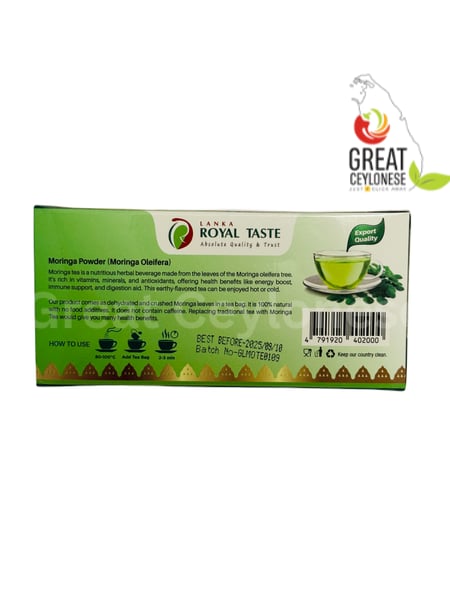 ROYAL MORINGA TEA 20BAGS - Image 2