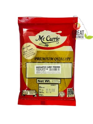 McCURRIE UNROASTED CURRY POWDER