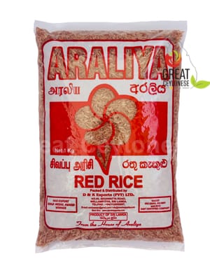ARALIYA RED RAW RICE (RATHU KEKULU)