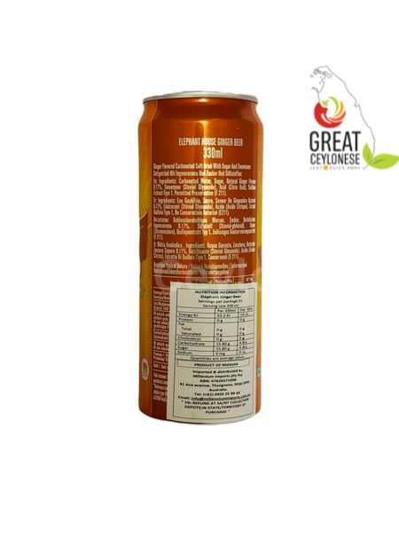 ELEPHANT HOUSE GINGER BEER CAN - Image 2