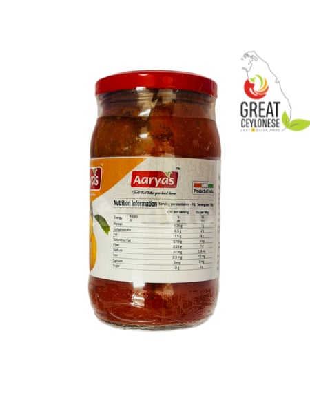 AARYAS HOT LIME PICKLE - Image 2
