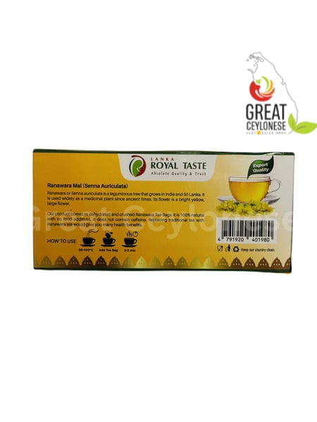 ROYAL RANAWARA MAL TEA 20 BAGS - Image 2
