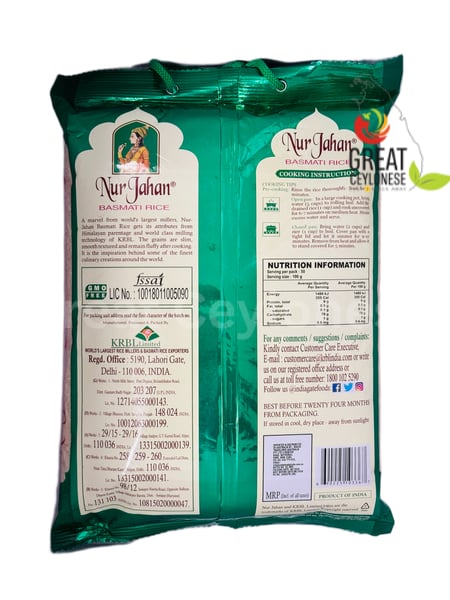 INDIA GATE PREMIUM NUR JAHAN BASMATI RICE - Image 2