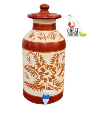 DESIGN CLAY GURULETHTHU WITH TAP AND LID SET