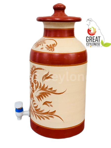 DESIGN CLAY GURULETHTHU WITH TAP AND LID SET - Image 2