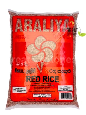 ARALIYA RED RAW RICE (RATHU KEKULU)