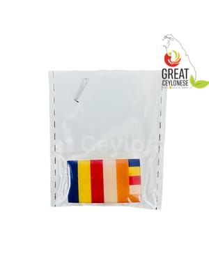 BUDDHIST FLAG BADGE