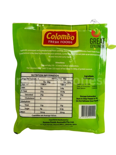 COLOMBO FRESH GRATED COCONUT - Image 2